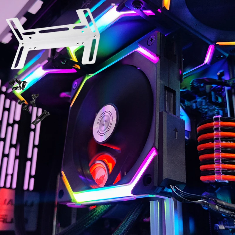 Universal Desktop Computer Cooling Expanding Holder Gaming PC Overclocking RAM CPU GPU Cooler Stand Bracket For 8 9 12cm Fans