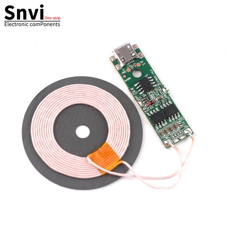 

5V2A wireless power supply module wireless charging E transmitting and receiving end circuit board 5w 10w high power