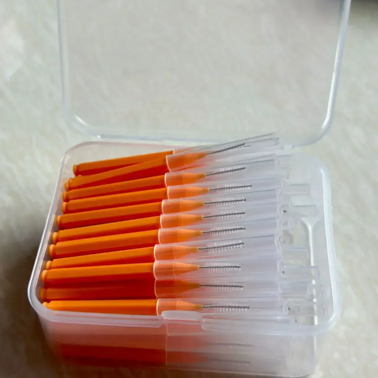 80 stks/doos I-type Rager 0.6-1.5Mm Reiniging Tussen Tanden Mondverzorging Orthodontische I Vorm Tand Floss