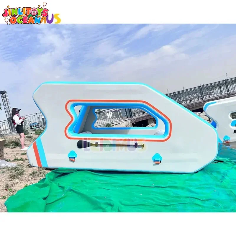 New Arrivals Water Electric Inflatable Yachts Luxury Portable Can Accommodate 2-8 Person Floating Inflatable Boat Yacht for Sale