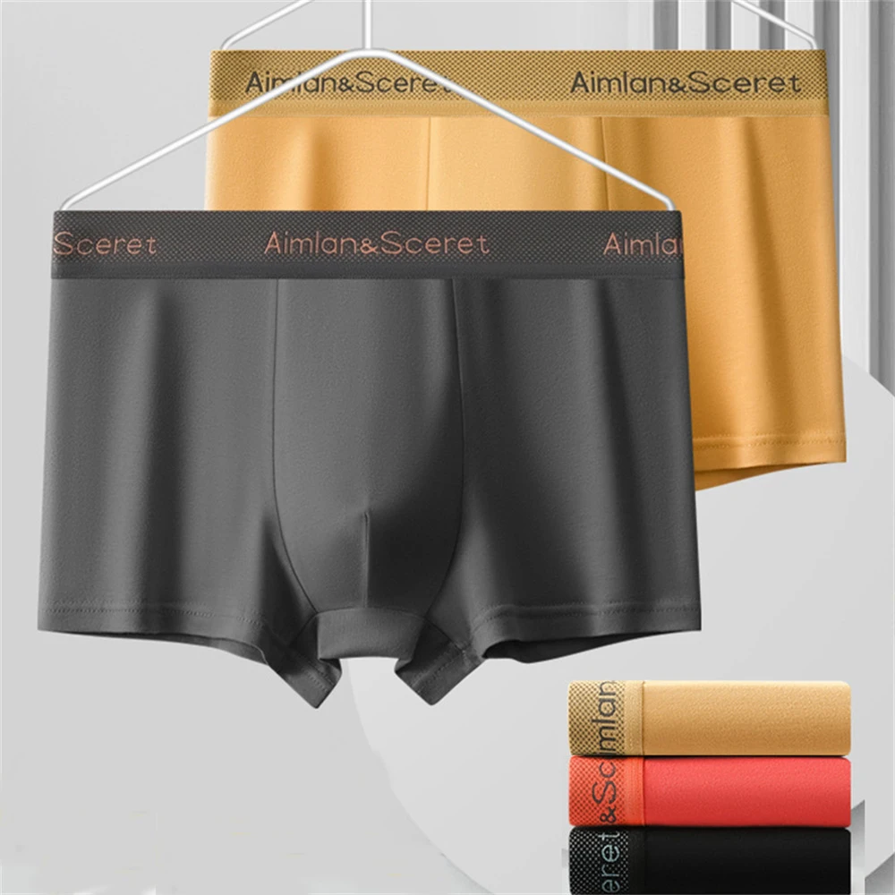 Men Boxers Shorts Men Underwear Panties Breathable Male Underpants Solid Underpants Comfortable Underwear Of Men