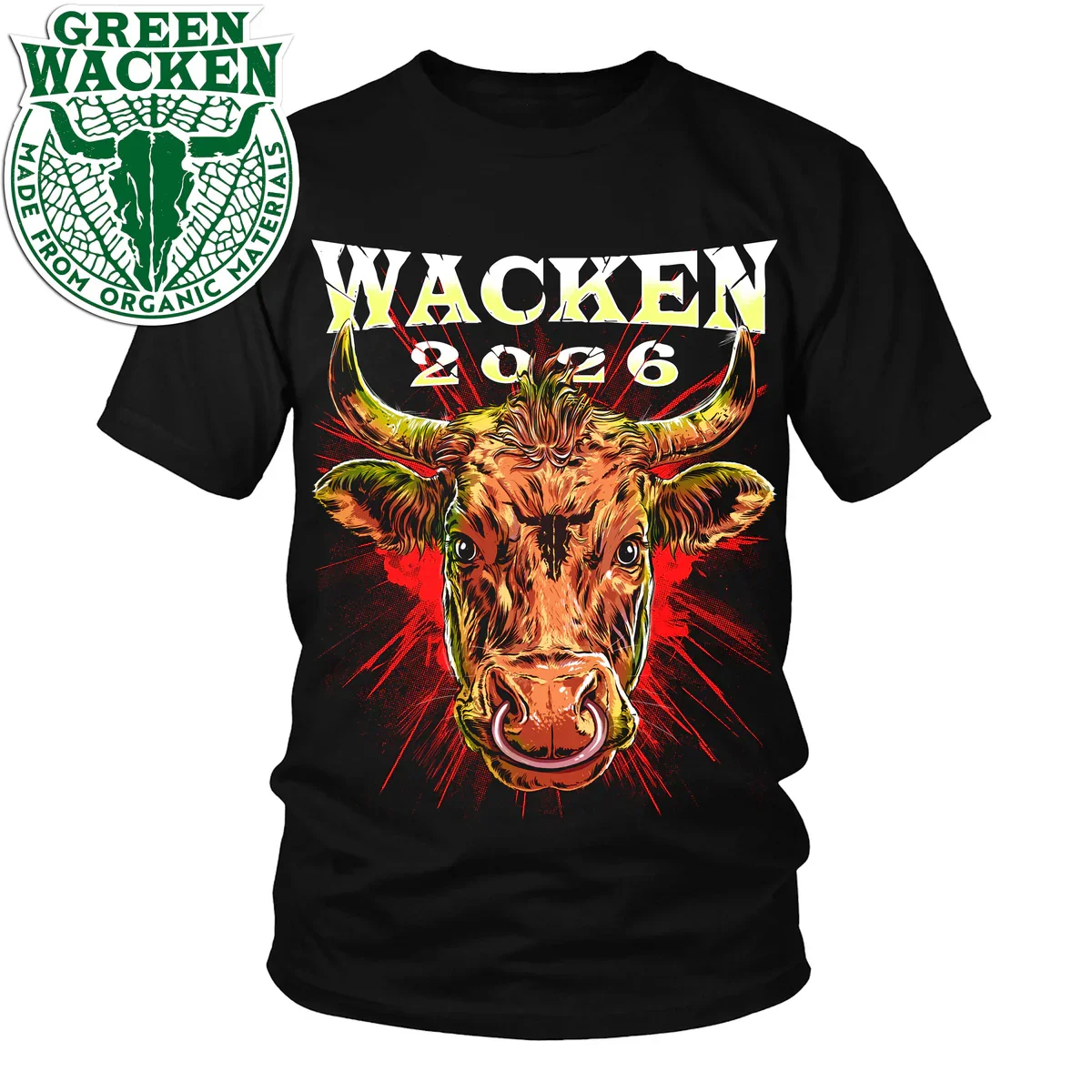 Wacken Open Air T-shirt Retro Heavy Metal Rock Music T-shirt Summer Pure cotton Men's T-Shirt Children's Clothing Tee Y2k Woman