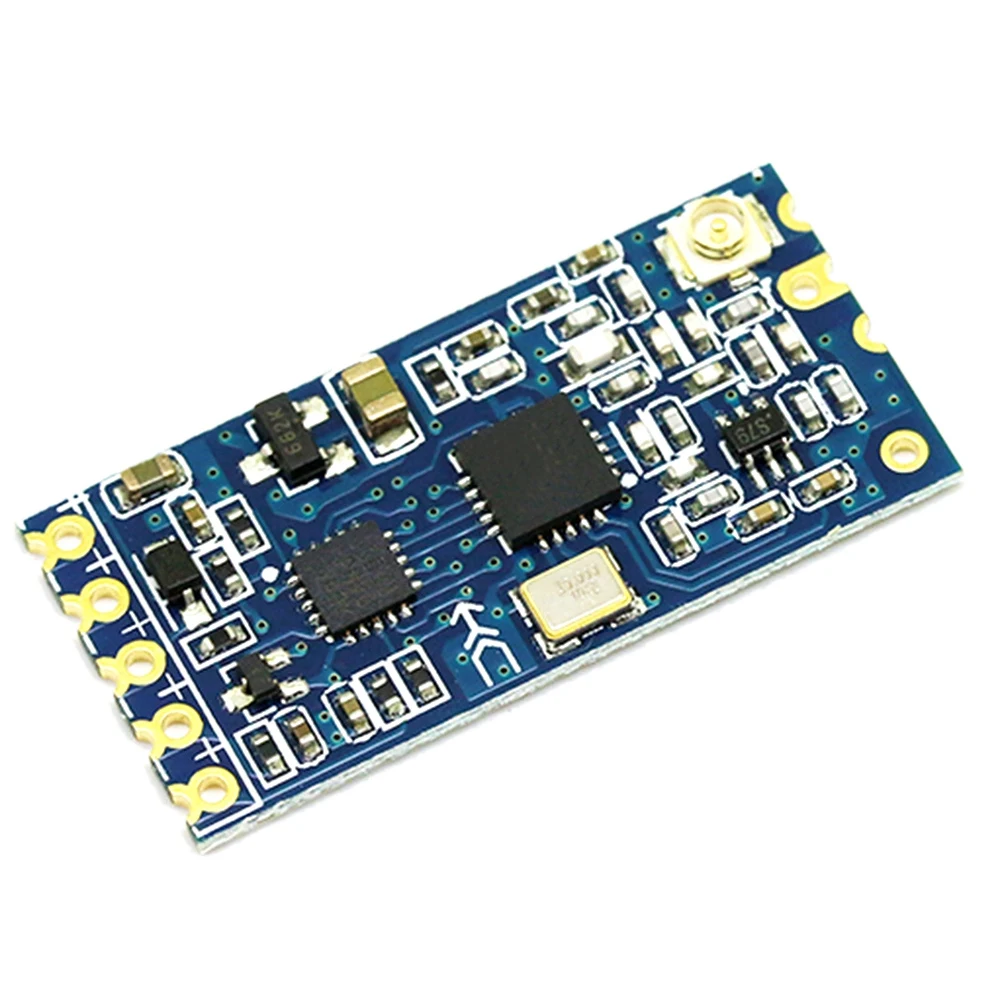 -12 433Mhz SI4463 modul Port seri nirkabel 1000M pengganti Bluetooth HC12