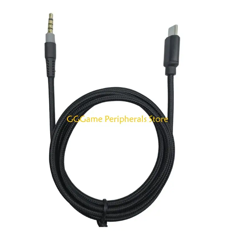 U55B Reliable Type C To 35Mm Sound Headsets Cable For Seamlessly Gaming Experience
