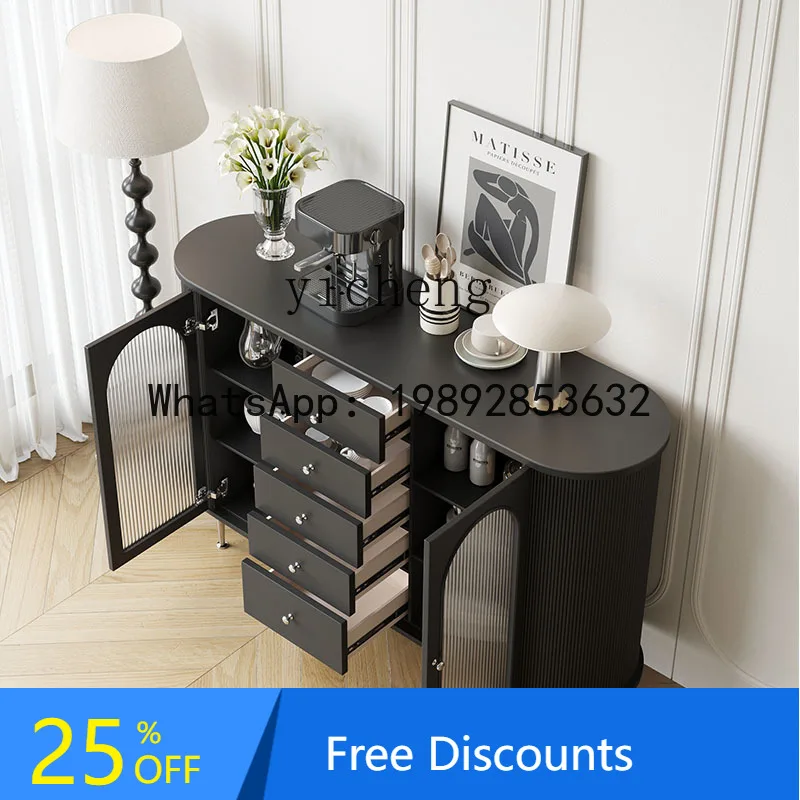 

AA light luxury door cabinet, living room storage tea cabinet foyer partition cabinet