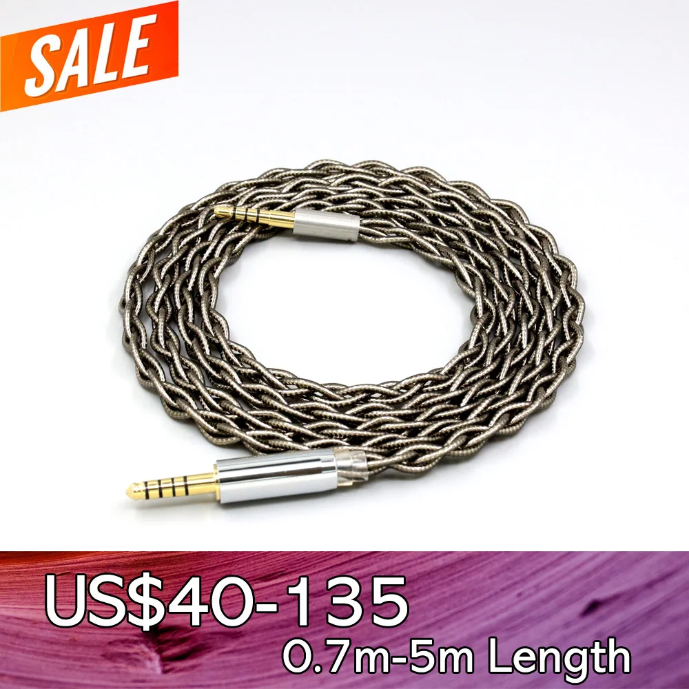 

99% Pure Silver Palladium + Graphene Gold Earphone Shield Cable For Denon AH-mm400 AH-mm300 mm200 Beats solo2 solo3 LN008228