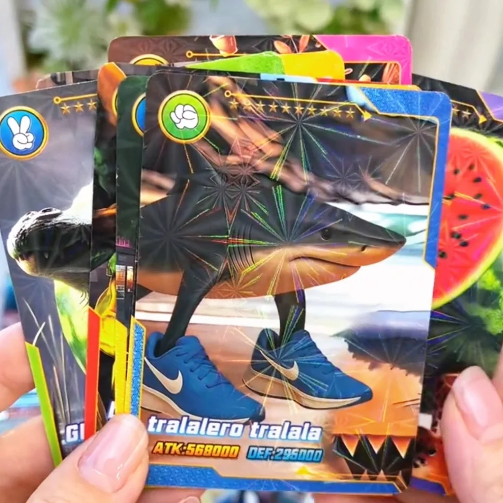 Italian Brainrot Collection Cards: TCG Battle Trading Cards Game, Limited Edition Meme Cards for Fans Kids Gift