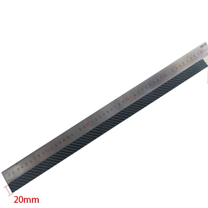 20x490 мм Толщина 1 1,5 2 2,5 3 4 5 6 8 10 мм Полный лист из углеродного волокна 3K для модели RC Простая саржа