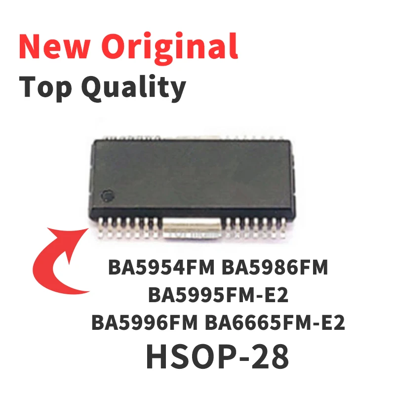 5 Pieces BA5954FM BA5986FM BA5995FM-E2 BA5996FM BA6665FM-E2 HSOP-28 Chip New Original