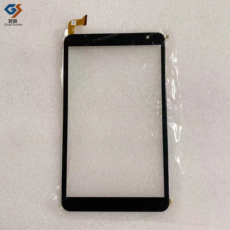 Nowy 8-calowy szklany czarny P/N MS1203-FPC V2.0 XML Tablet PC Pojemnościowy ekran dotykowy Digitizer Czujnik Zewnętrzny szklany panel MS1203