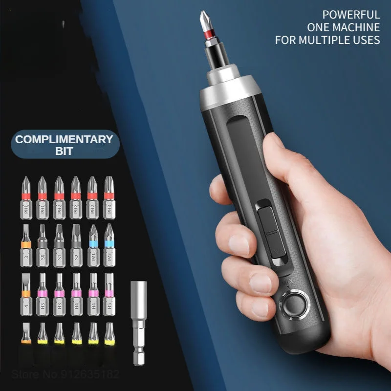 

Xiaomi Deli Electrical Screwdriver Set 25 In 1 Screw Driver Bits 3.6V Lithium Battery Electric Brushless Household Assembly Tool