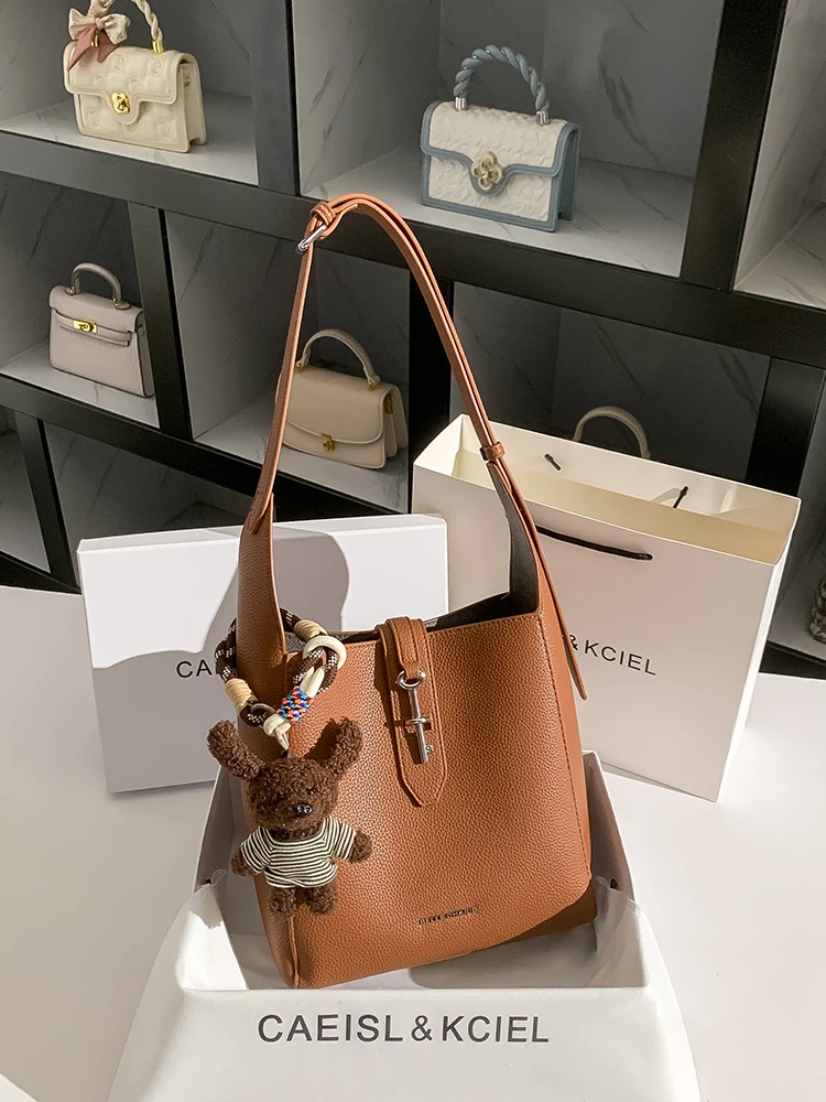 sac-a-bandouliere-de-luxe-caeislkciel-en-cuir-pu-souple-a-motif-litchi-style-jeune-et-tendance-avec-fermeture-magnetique-et-portefeuille-long