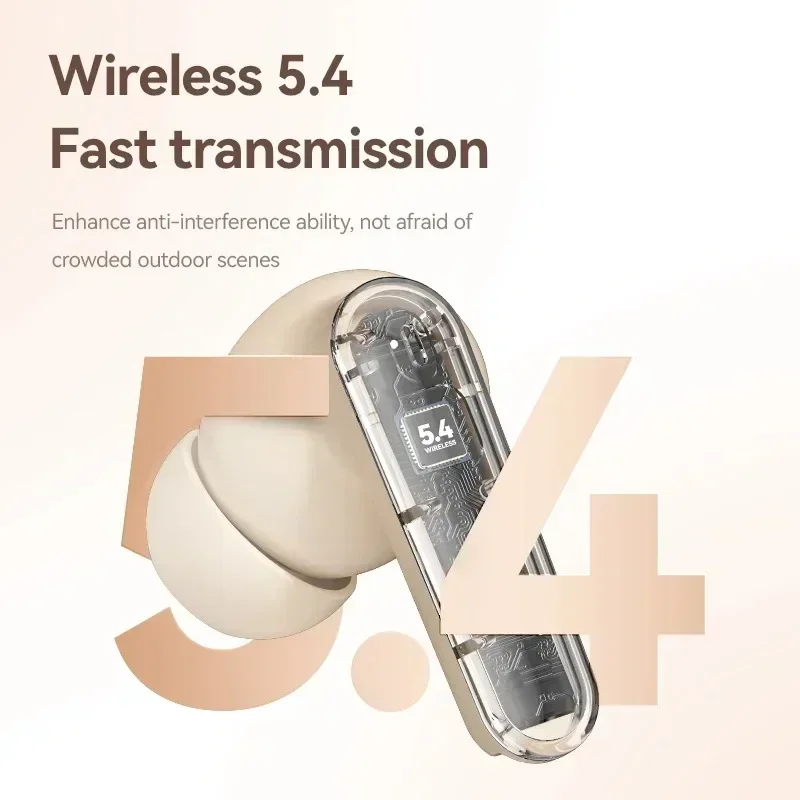 S510 Bluetooth  Wireless Touch Control Headphones HiFI Stereo Waterproof Earphone TWS Sports LED Display Headset with Microphone image 3