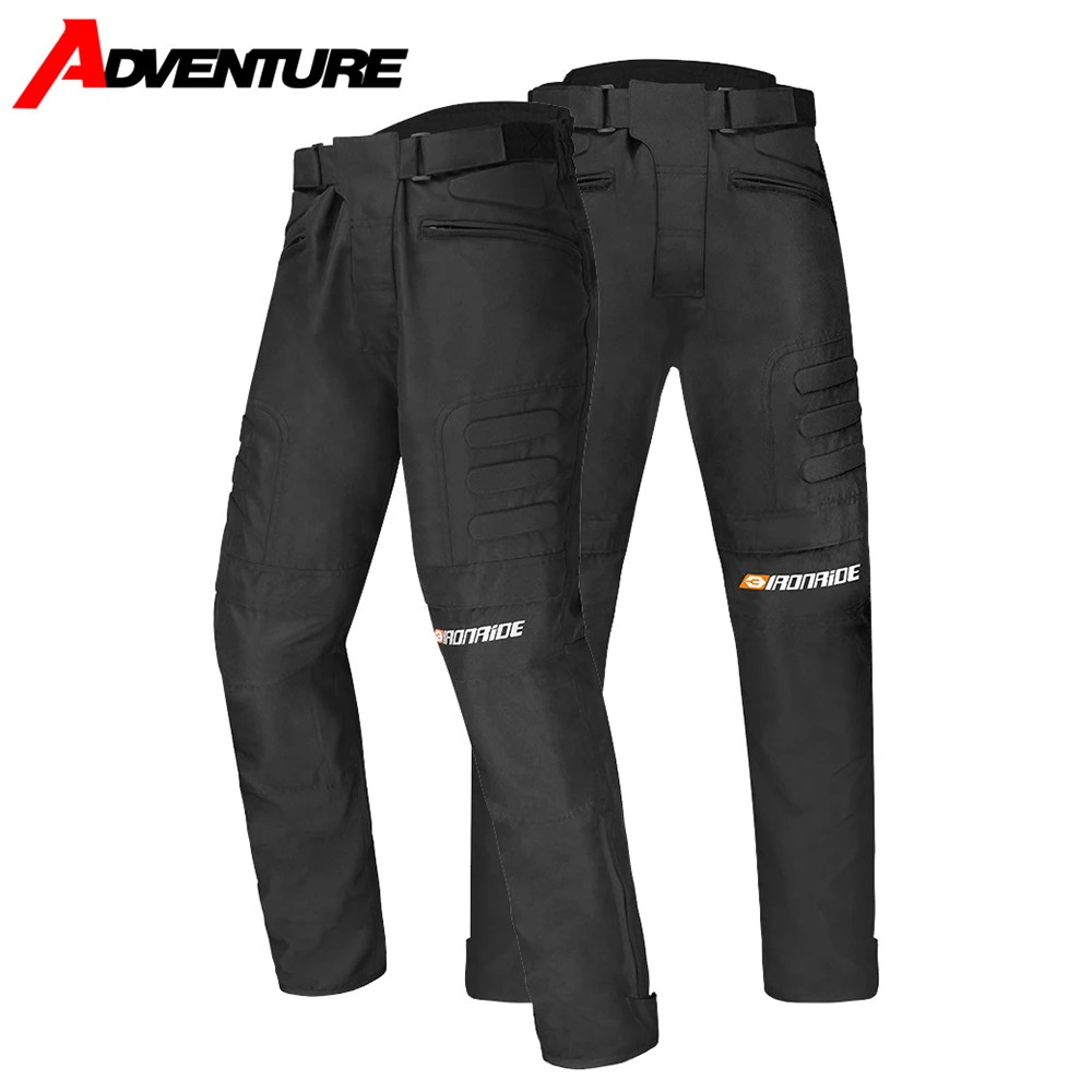 

Мотоциклетные брюки, мужские четырехсезонные мотоциклетные куртки, осенние и зимние дышащие и непромокаемые мотоциклетные брюки