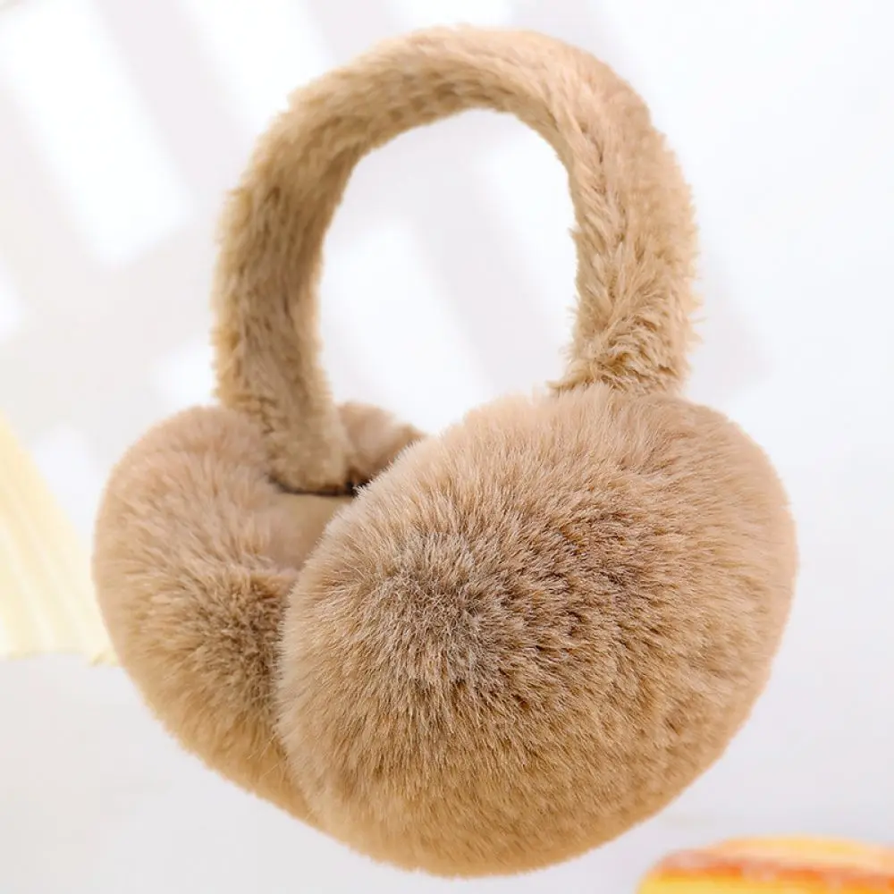 Unisex Winter Ear Warmers Foldable Plush Earmuffs Thickened Thermal Cold Proof Ear Protectors Soft Comfortable Outdoor Gear