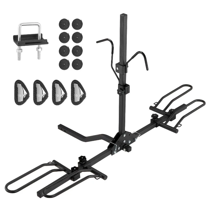 2Bike Rack Hitch Mount Folding Carrier Car Truck SUV 1.25 2 Receiver