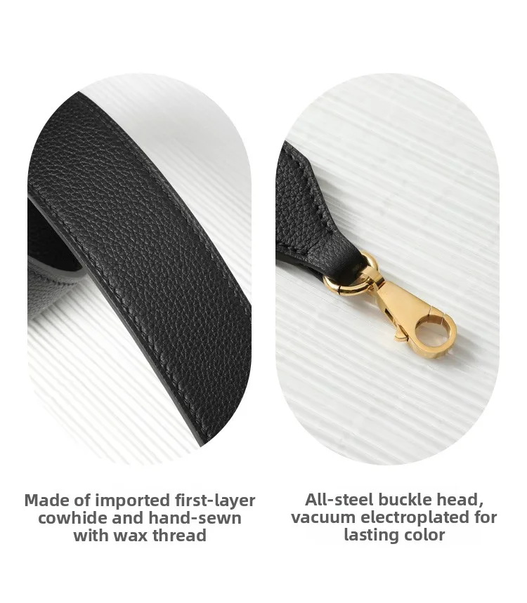 Togo Cowhide Wide Shoulder Strap For Kelly 25 Bag,Underarm Replacement Bag Strap,Handbag Modification Bag Accessories