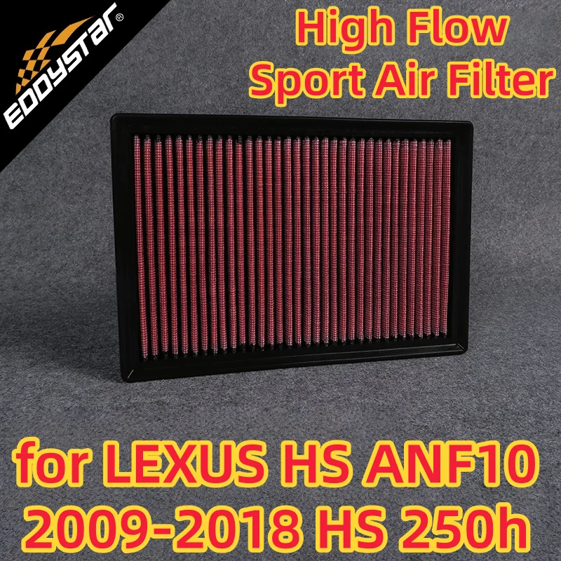 

Спортивный воздушный фильтр с высоким расходом для LEXUS HS ANF10 2009-2018 HS 250h ANF10, моющиеся гоночные впускные фильтры