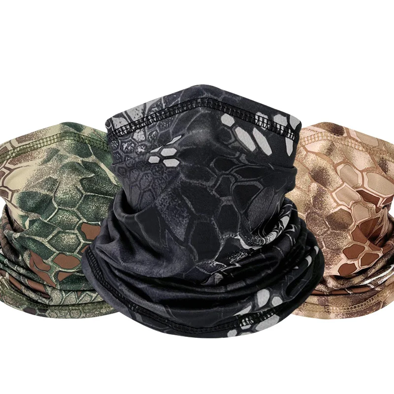 Ice Silk Sunblock Head Cover Summer Outdoor Riding Mask Men's New Camouflage Ice Sleeve Motorcycle Ice Neck Ice Cuff