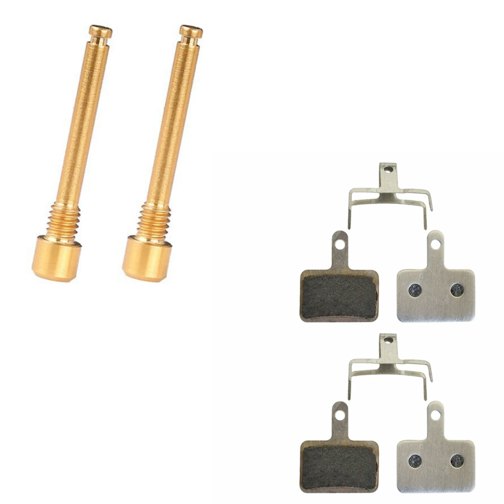 

A99I-2 пары тормозных колодок для Shimano B01S M515 M515-La M515-La-M M525 с титановыми болтами M4 для велосипедных дисковых тормозных колодок