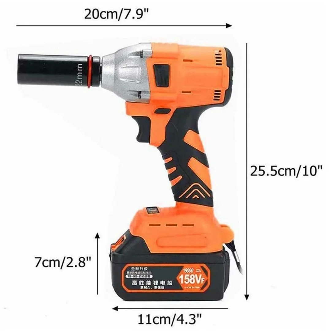 T002 128V Cordless Impact Wrench 1/2