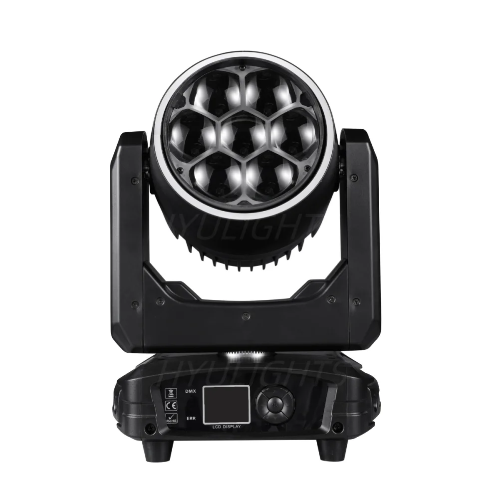 7X40W Rgbw 4in1 Led Spotlight Wash/Beam /Zoom, Professionele Dj/Bar Verlichting Grote Bee Eye Moving Head Disco Strobe Podiumver