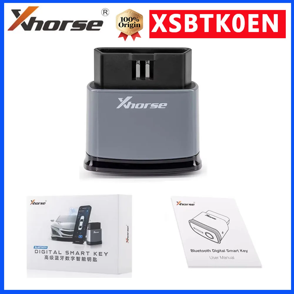 Xhorse XSBTK0EN Bluetooth Digital Smart Key Keyless Start Function Vehicle Modification Compatible with iOS Android