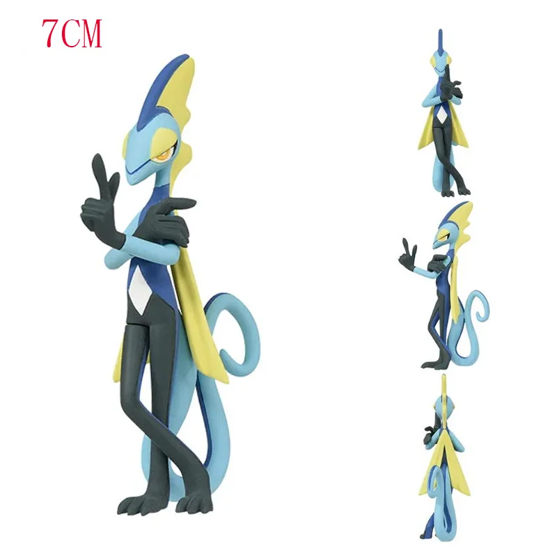 Original Pokemon Lucario Solgaleo Zygarde Inteleon Litten Zamazenta Figuren Spielzeug Quaxly Action Figure PVC Modell Puppe Geschenke