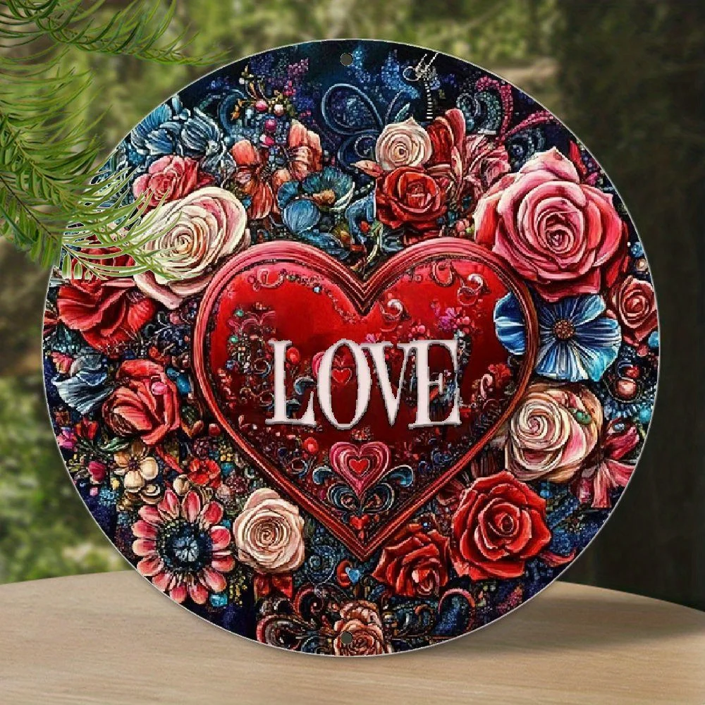 Retro Heart Metal W…