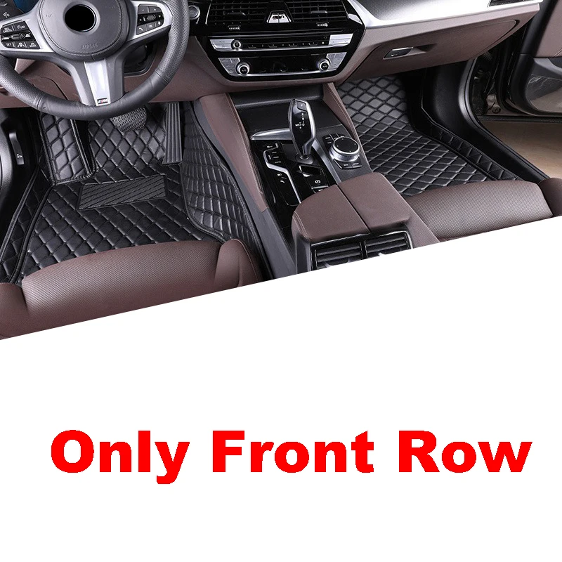 2 PCS Only Front Row Car Floor Mats for BMW X3 E83 2003-2010 F25 2011-2017 G01 2018-2024 X3 G45 2025 Car Accessories Carpet