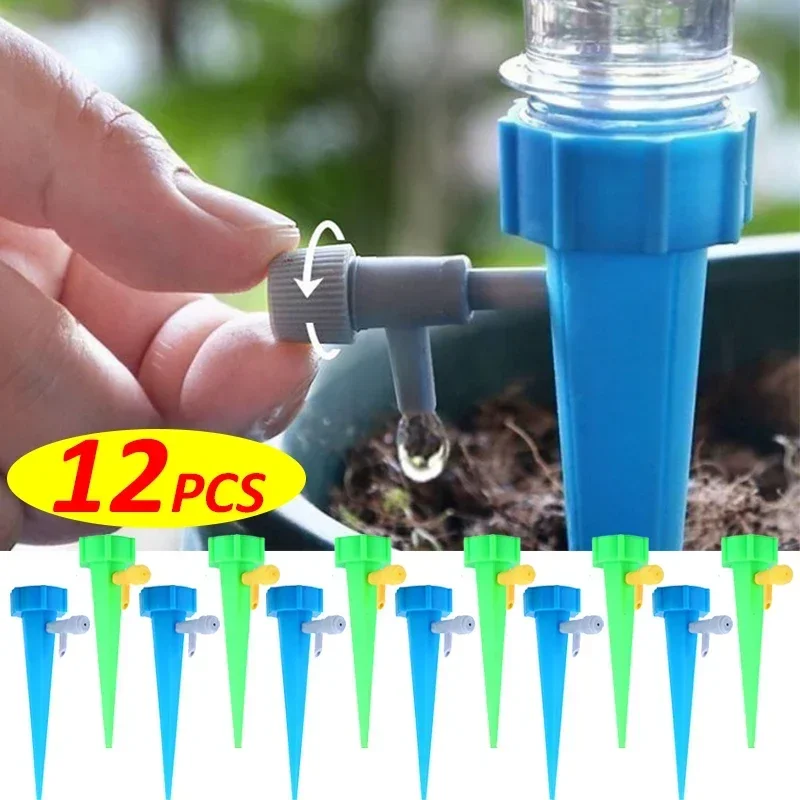 Automatic watering device, automatic watering kit, garden drip irrigation control system