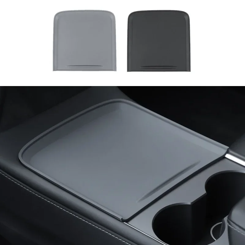 Central Control Pad for Tesla Model 3 Y Anti-slip Silicone Pad Center Console Push-pull Protection Film Car Accessories 2021-23