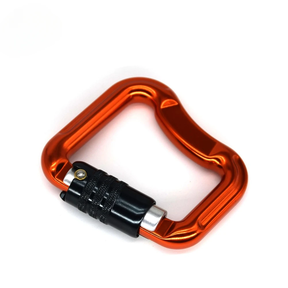 

20KN High Quality Safety Aluminum Climbing Carabiner With Twist Lock