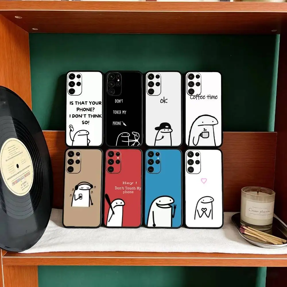 

Cute Image phone Case For Samsung S25,24,21,22,23,30,Ultra,20,Plus,Fe,Lite,Note Soft Black Cover