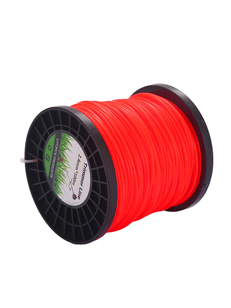 Imagem -03 - Mowing Nylon Grama Trimmer Corda Cortador de Escova Linha Strimmer Escovadora Redonda Cabo Linha Fio 50m 24 Milímetros