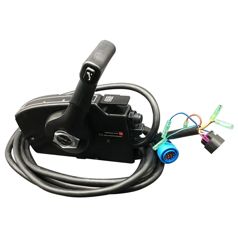 

881170A13 Electric Start Outboard Remote Control Box Side Mount with 14 Pin 15 Feet Harness