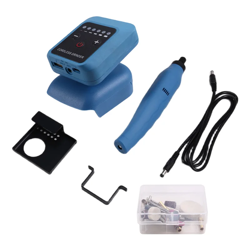 

Most-80W Cordless Electric Grinder Kit No-Load Speed Up To 18000Rpm Rechargeable DIY Electric Grinder For 18V-21V Battery