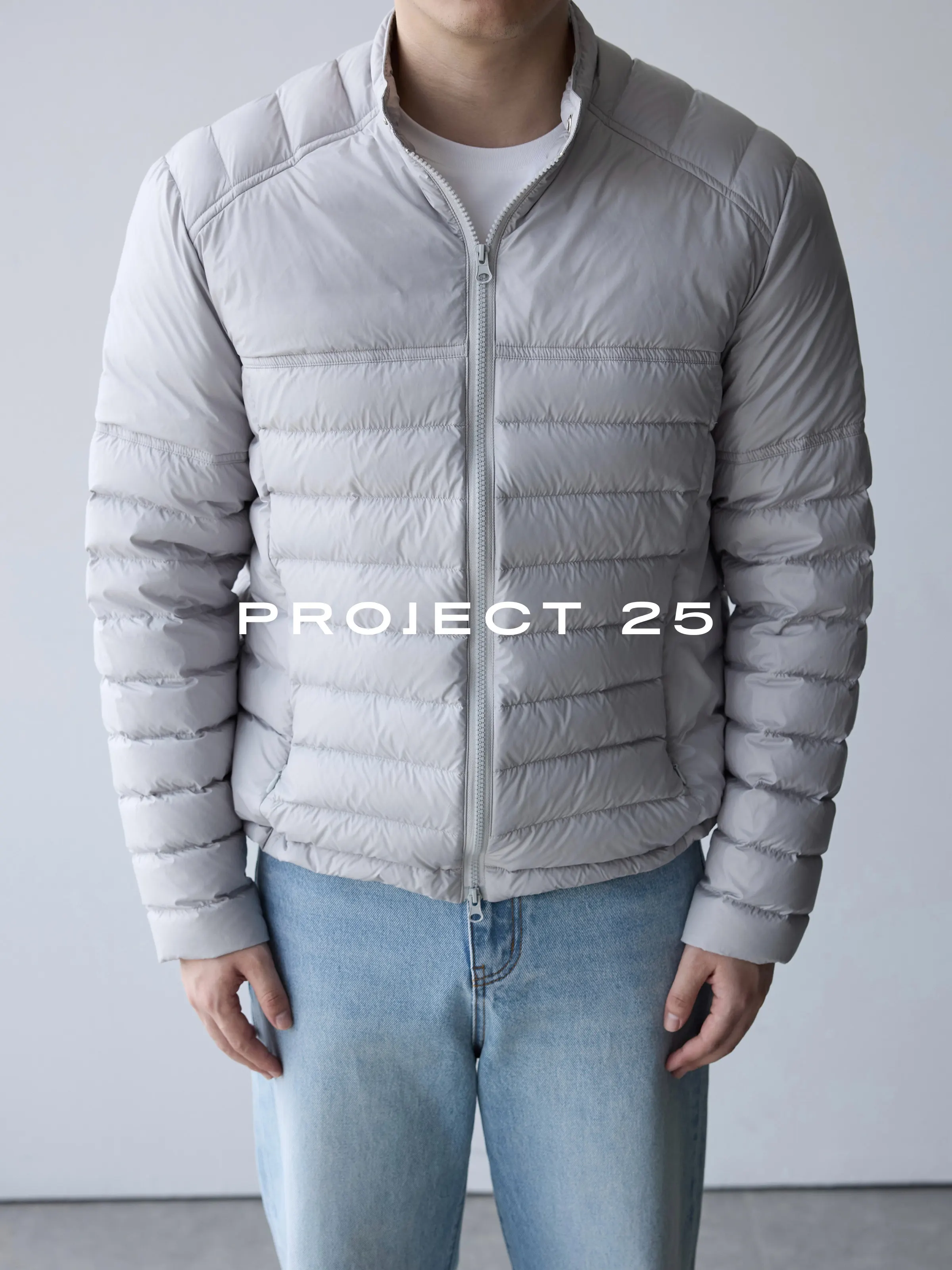 Picture 6: PROJECT 25 New Men's Lightweight Thermal Stand Collar Down Jacket 3-Proof Fabric Urban Commuting Casual Short Winter Outerwear
