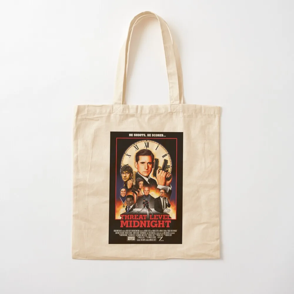 Threat Level Midnight Tote Bag ecological bags Gift bag Women's handbag