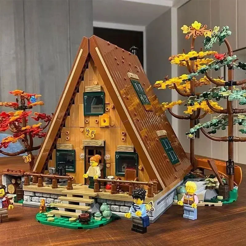 2162PCS Kreatives Gebäude MOC Wald Typ A Baumhaus Kinder Baustein Spielzeug Geburtstags- und Weihnachtsgeschenke