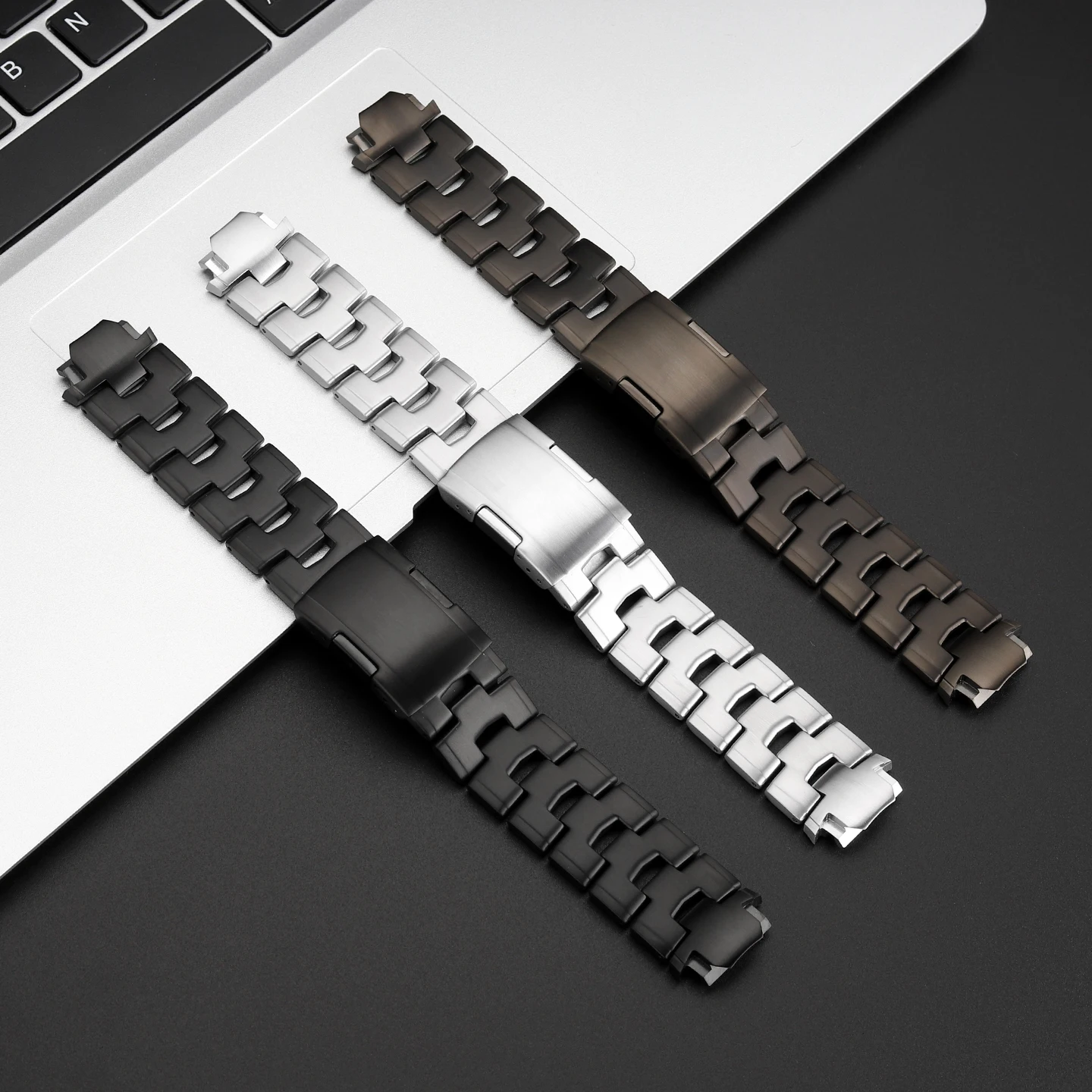 

t111.417 Мужская цепочка для часов из титановой стали с выпуклым ртом для Tissot Racing Series T111.417 Ремешок для часов из титанового сплава 18 мм