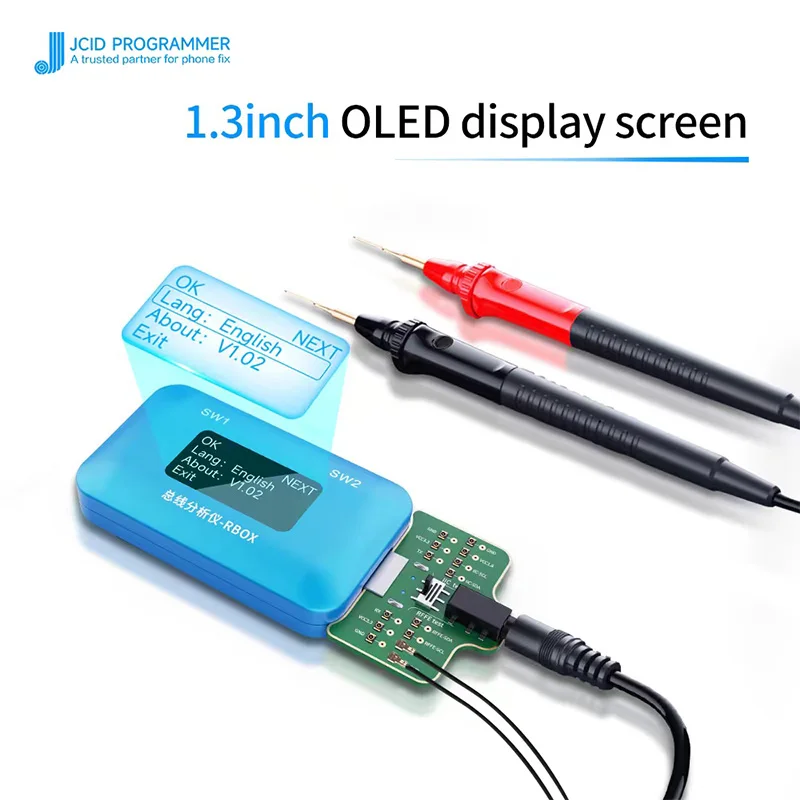 JC JCID Rbox Bus Analyzer for iPhone and Android Signal Faults Detection Fast Check Failure Component Use With JC Drawing Card