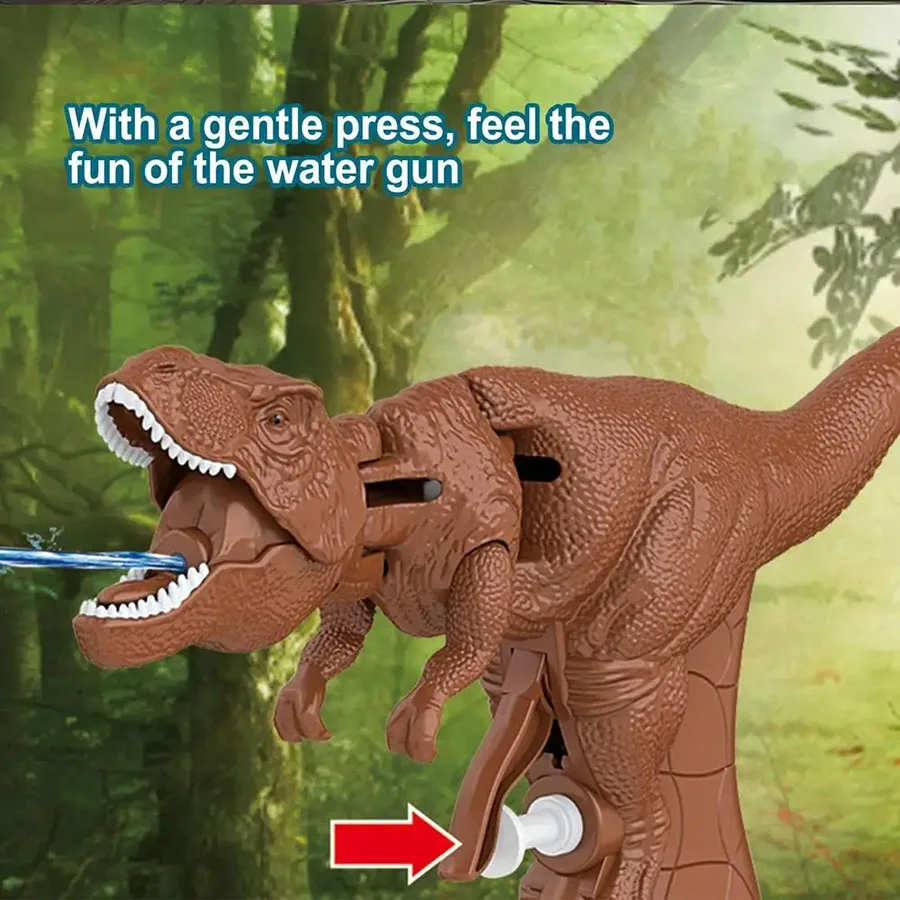 ไดโนเสาร์เขย่าหัวน้ําสเปรย์ของเล่นเด็กของเล่นน้ํา Dino สเปรย์ยิงกด Grip Water Squirt ของเล่นเด็กฤดูร้อนชายหาด