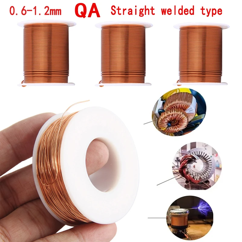 Pure copper enameled wire 0.6-1.2mm cable copper wire enameled wire enameled copper wire coil copper wire 10 meters