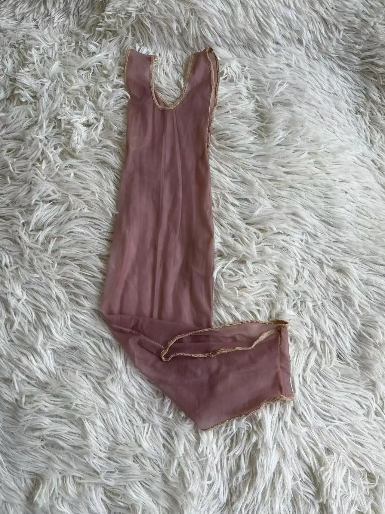 

Sheer Bodysuit Women Men Lingerie Sleeveless High Cut Thong Romper Top One Piece Body suit