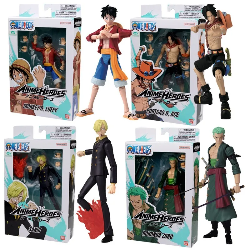 

BANDAI One Piece Action Figure Series Luffy Zoro Ace Sanji Figurine Models Toys Naruto Kakashi Dragon Ball Goku Gift