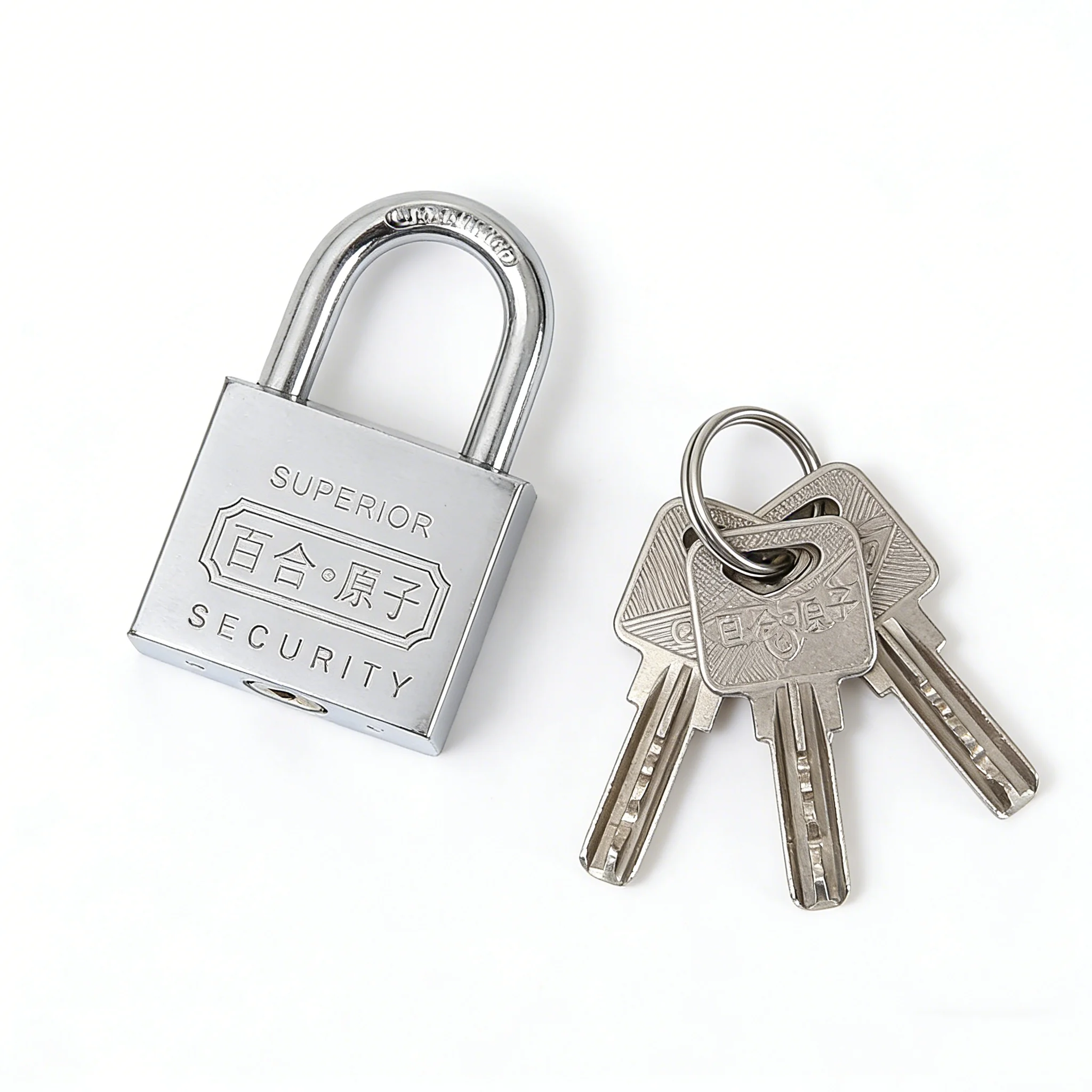 Full Copper Cylinder Atom Padlock Small Household Lock Waterproof Rust-Resistant Anti-Theft Mite-Proof Dormitory Door Lock