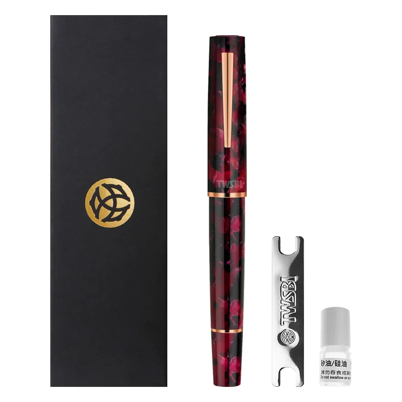 

Перьевая ручка Twsbi Draco Deep Sea Limited Edition с позолоченным пером и поршнем из смолы, деловые подарки для письма