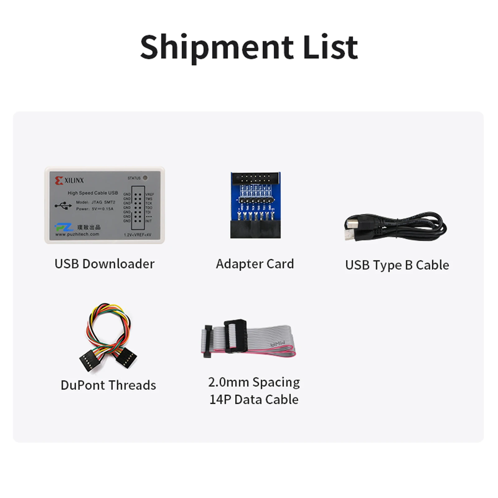 Puzhi PZ-DownLoad-X USB DownLoad For Xilinx FPGA Chips