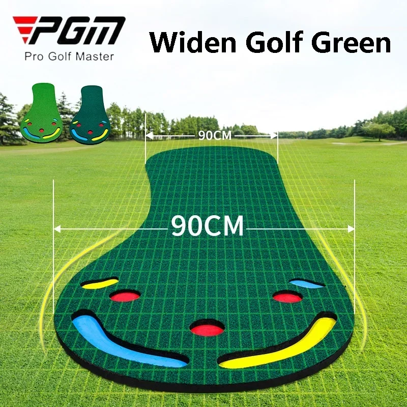 PGM Widen Portable Golf Green Nature Slope Durable Putting Green Mats Indoor Putter Practice Blanket Golf Training Aids 0.9*3M